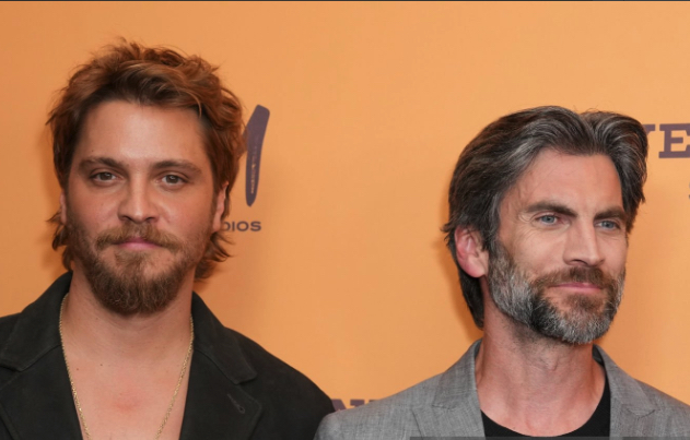 Luke Grimes and Wes Bentley attend the premiere of Season 5